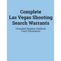 Complete Las Vegas Shooting Search Warrants: Unsealed Stephen Paddock Court Documents - Paperback
