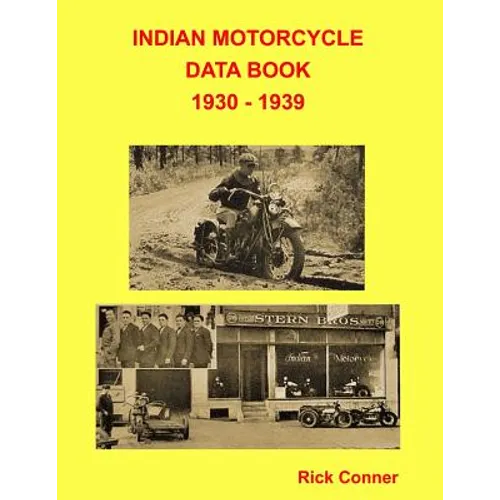 Indian Motorcycle Data Book 1930 - 1939 - Paperback