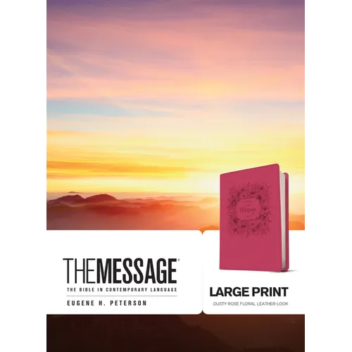 The Message Large Print: The Bible in Contemporary Language - Imitation Leather