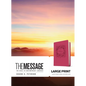 The Message Large Print: The Bible in Contemporary Language - Imitation Leather