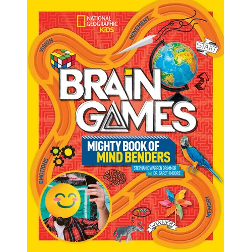 National Geographic Kids Brain Games: Mighty Book of Mind Benders: . - Paperback