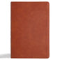 CSB Giant Print Reference Bible, Digital Study Edition, Burnt Sienna Leathertouch, Indexed - Imitation Leather