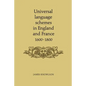 Universal Language Schemes in England and France 1600-1800 - Paperback