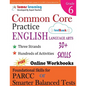 Common Core Practice - 6th Grade English Language Arts: Workbooks to Prepare for the Parcc or Smarter Balanced Test - Paperback