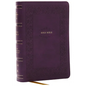 NKJV Compact Paragraph-Style Bible W/ 43,000 Cross References, Purple Leathersoft, Red Letter, Comfort Print: Holy Bible, New King James Version: Holy - Imitation Leather