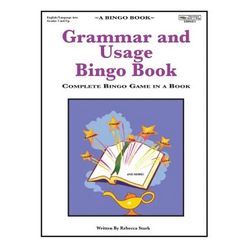 Grammar and Usage Bingo Book: Complete Bingo Game In A Book - Paperback