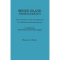 Rhode Island Passenger Lists.: Port of Providence 1798-1808, 1820-1872; Port of Bristol and Warren 1820-1871. Compiled from United States Custom Hous - Paperback