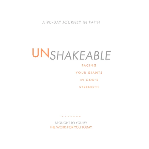 Unshakeable: Facing Your Giants in God's Strength - Hardcover