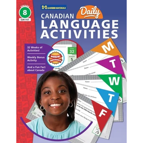 Canadian Daily Language Activities Grade 8 - Paperback