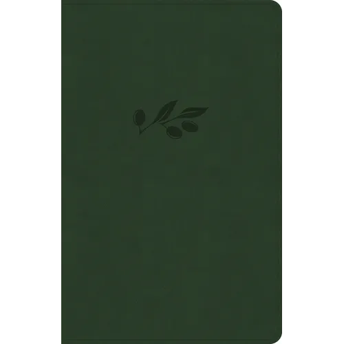 NASB Large Print Thinline Bible, Olive Leathertouch - Imitation Leather