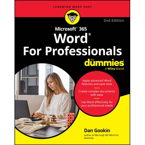 Microsoft 365 Word for Professionals for Dummies - Paperback
