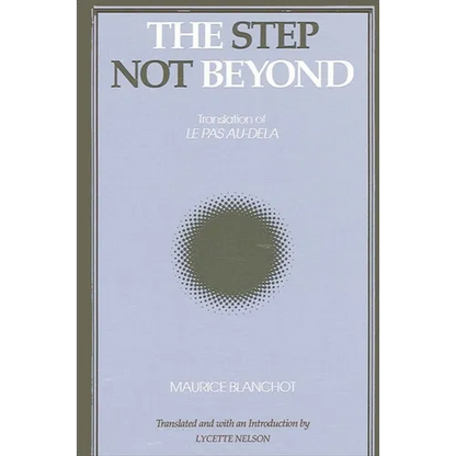 The Step Not Beyond - Paperback