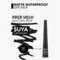 Flormar Matte Waterproof Liquid Eyeliner for Precise, Dramatic Eye Look - Black