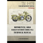 Motorcycle, Solo Harley-Davidson Model WLA Technical Manual - Paperback