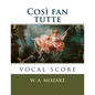 Così fan tutte: vocal score - Paperback
