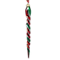 Rainbow Twister Glass Icicle -