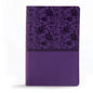KJV Large Print Personal Size Reference Bible, Purple Leathertouch - Imitation Leather