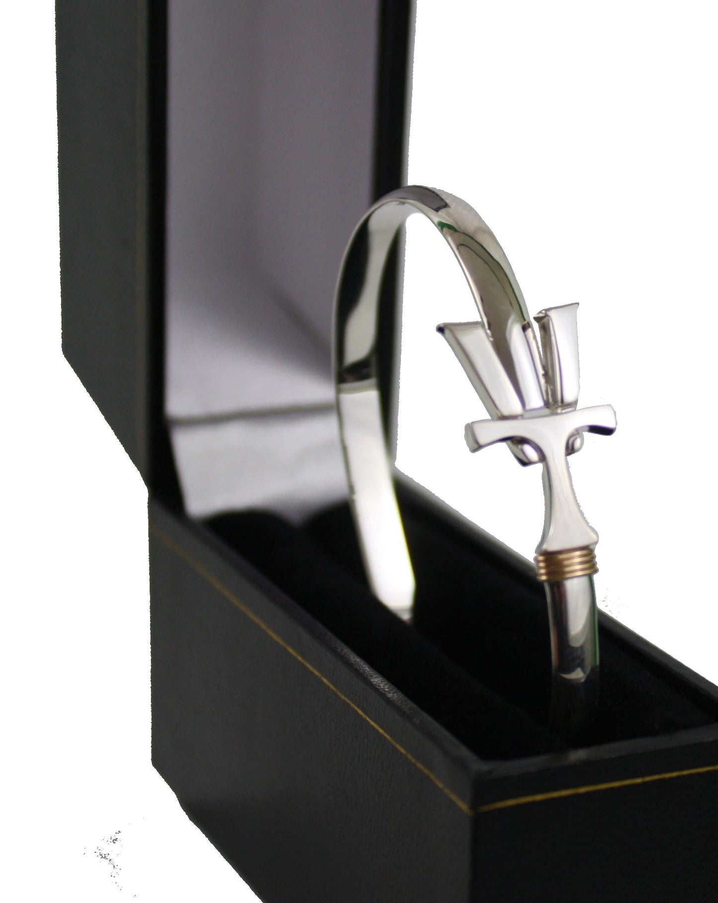 Vermont   Hook Bracelet Silver - 5mm Band - 8.5 Inch