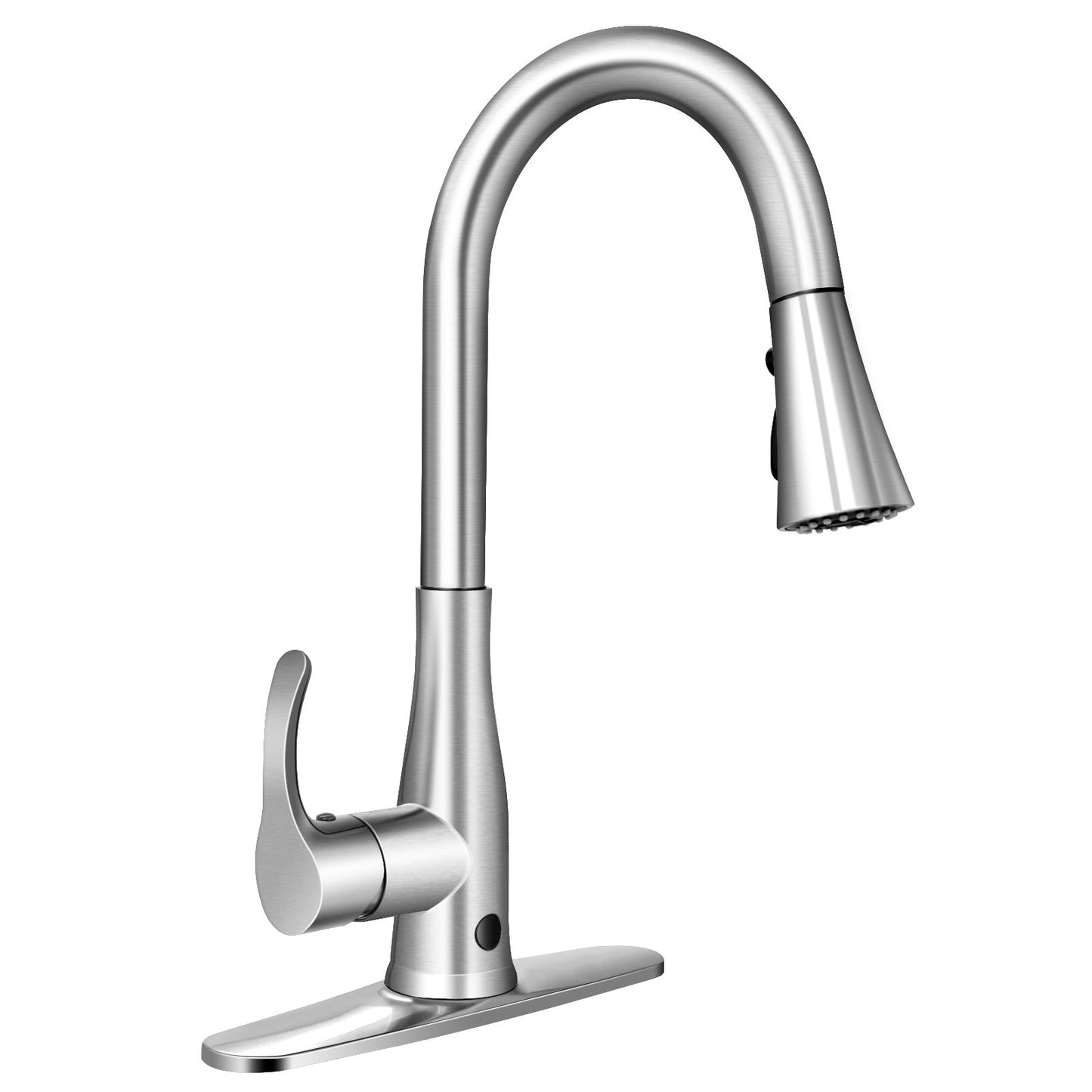 Touchless Kitchen Faucet with 360¬∞ Swivel Single Handle Sensor and 3 Mode Sprayer