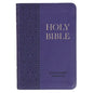 KJV Bible Mini Pocket Purple - Leather