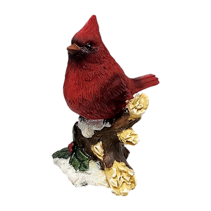 Cardinal on a Snowy Branch -