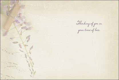 Sympathy Card - May Your Sorrows Be Softened
