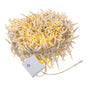 1000-Light Warm White LED Clear Wire Cluster Garland