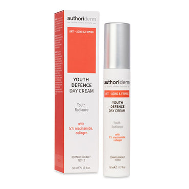 Authoriderm Anti-Aging Day Cream - Moisturizing, Firming, and Anti-Wrinkle Face Cream for Reducing Fine Lines and Wrinkles