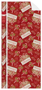 Traditional Roll Wrap - 40" x 288" - Candy Canes