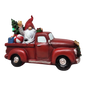 Festive Gnome's Lighted Truck Figurine