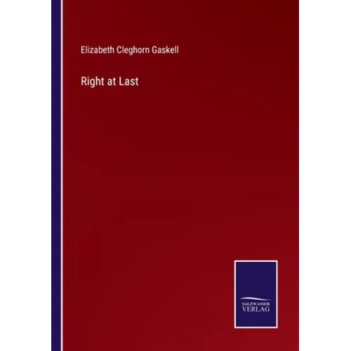 Right at Last - Paperback