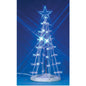 Lighted Silhouette Tree - Blue - 6 Inch