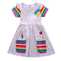 Kids Little Girls' Knee-length Short Sleeve Dress