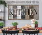 Kitchen in Multi Pattern - Canvas