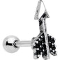 16G 1/4 Straight Arrow Cartilage Tragus Earring