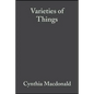 Varieties of Things: Foundations of Contemporary Metaphysics - Paperback