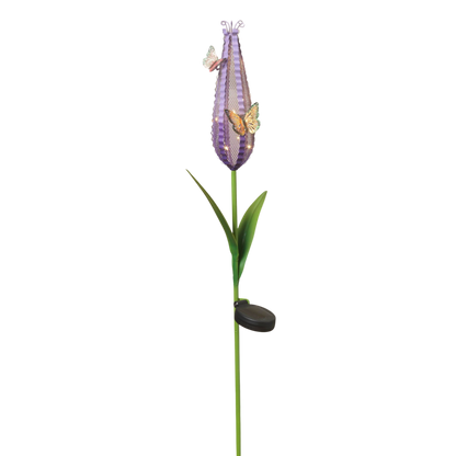Butterfly Meadow Mesh Solar Flower Stake -