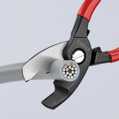 Knipex Cable Shears With Twin Cutting Edge 8" 95 11 200
