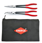 Knipex Extra Long Needle Nose Pliers Set With Pouch 2 Piece 9K 00 80 128 US