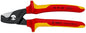 Knipex Insulated Stepcut Cutting Edge Cable Shears 6 1/4" 95 18 160 US