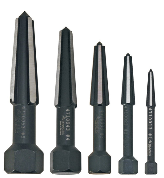 Knipex Size 1-5 Screw Extractor Set 5 Pieces 9R 471 904 3