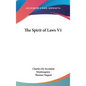 The Spirit of Laws V1 - Hardcover