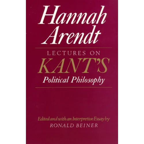 Lectures on Kant's Political Philosophy - Paperback