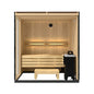 Kohler C1 Indoor Graphite Gray Freestanding Alcove Design Sauna Kit (SAK93182)