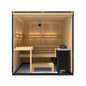 Kohler C1 Indoor Graphite Gray Freestanding Alcove Design Sauna Kit (SAK93182)