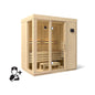 Kohler C1 Luxury Indoor Scandinavian Spruce Home Sauna Kit (SAK60418)