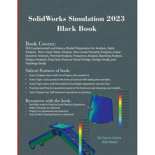 SolidWorks Simulation 2023 Black Book - Paperback