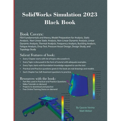 SolidWorks Simulation 2023 Black Book - Paperback