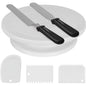 Kootek 11 Inch Rotating Cake Turntable with 2 Icing Spatula and 3 Icing Smoother