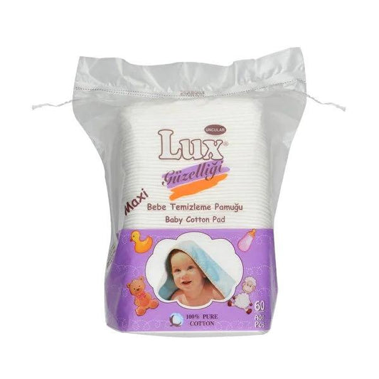 Lux Baby Wet Wipes - 100% Pure Cotton, Natural Baby Care for Newborns, Gentle & Safe